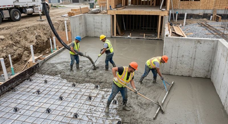 Basement Concrete Installation in Dorr, MI