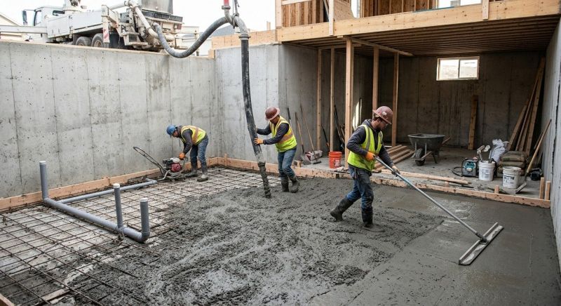 Basement Concrete Installation in Grand Rapids, MI