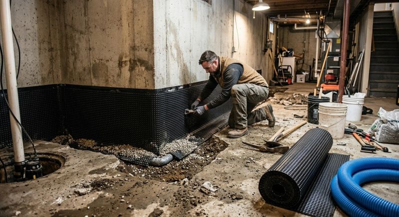 Basement Concrete Installation in Wyoming, MI