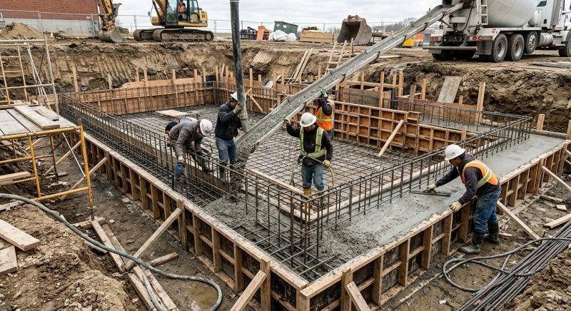 Basement Concrete Installation in Wyoming, MI