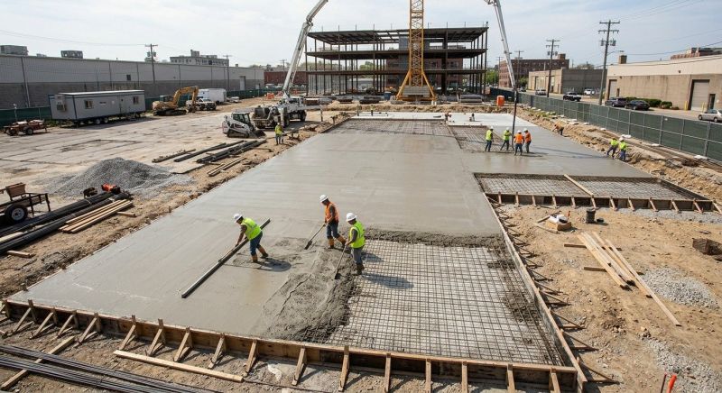 Commercial Slab Construction in Allendale, MI