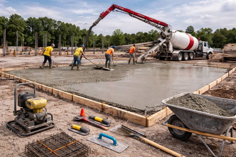 Commercial Slab Construction in Sparta, MI