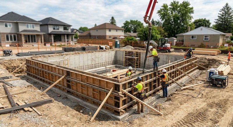Foundation Construction in Caledonia, MI