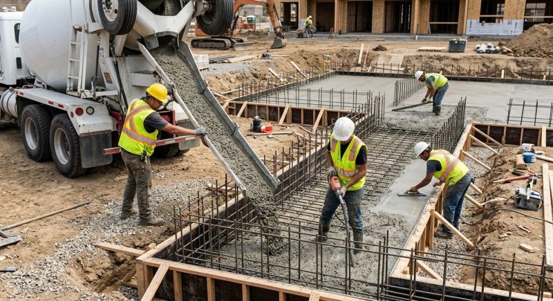 Foundation Pouring in Grand Rapids, MI