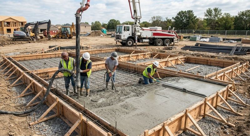 Foundation Pouring in Grand Rapids, MI