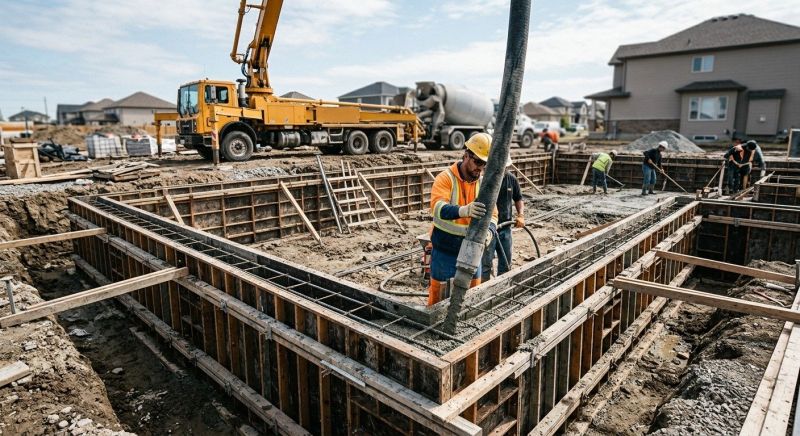 Foundation Pouring in Grand Rapids, MI