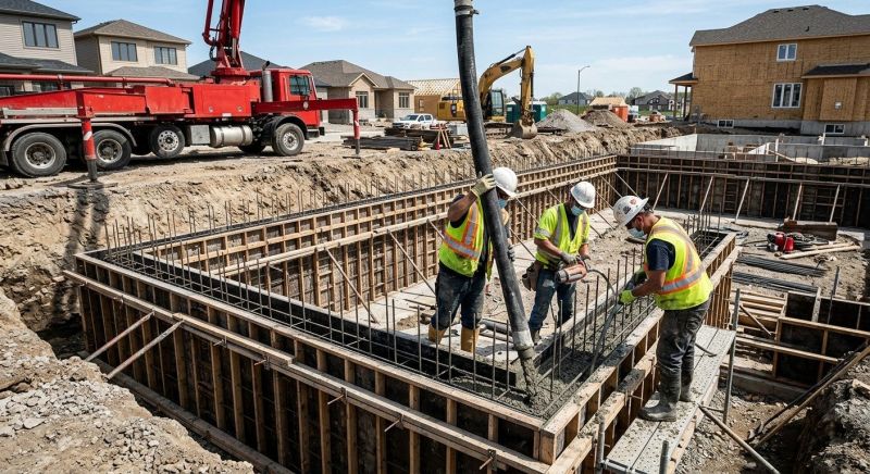 Foundation Wall Pouring in Grand Haven, MI